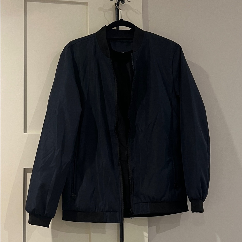 SHEIN Men's Navy Bomber Jacket